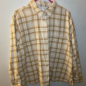 BOYFRIEND FIT FLANNEL NWT